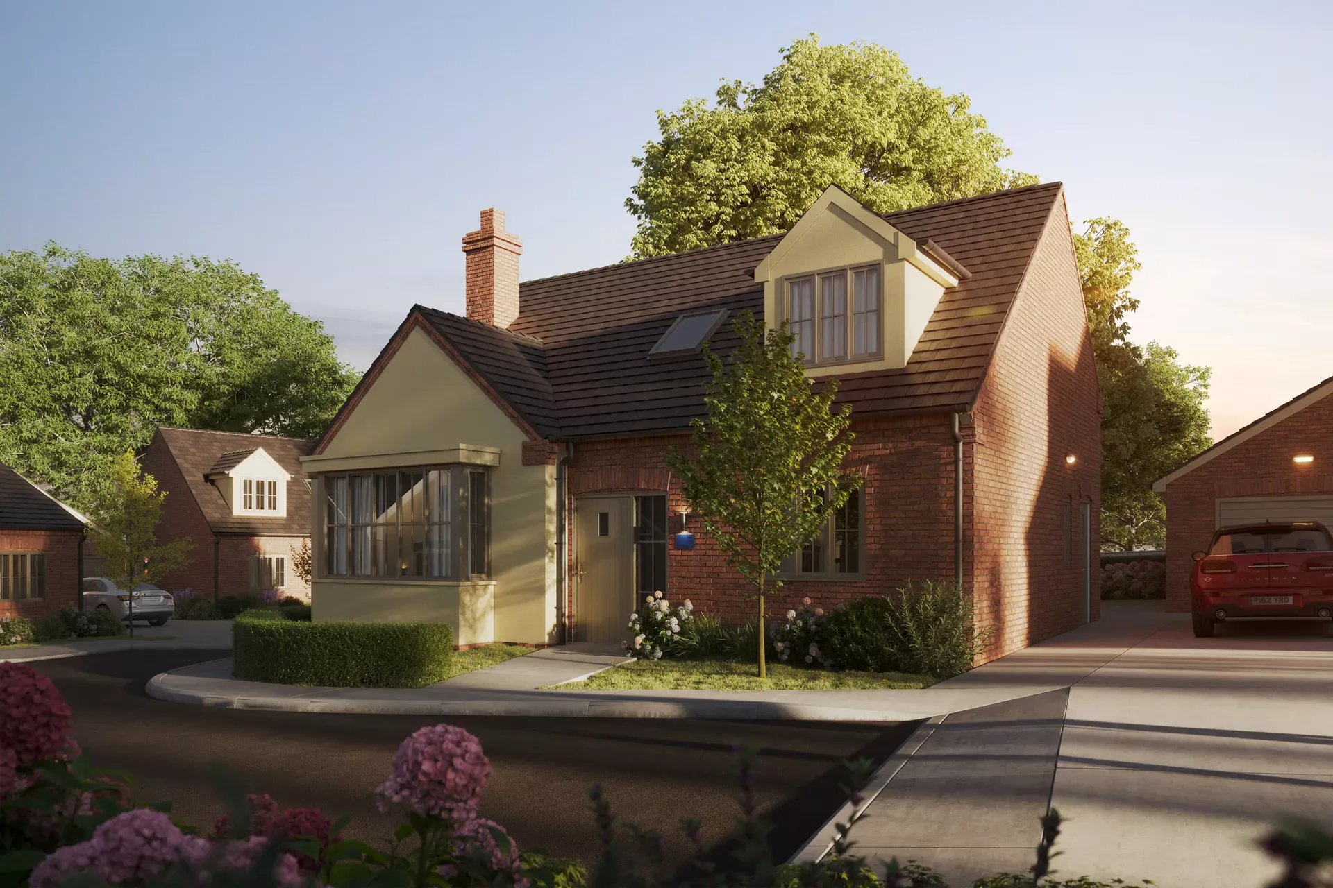 Pastures New Exterior 3d architectural visualisation from Real Visuals